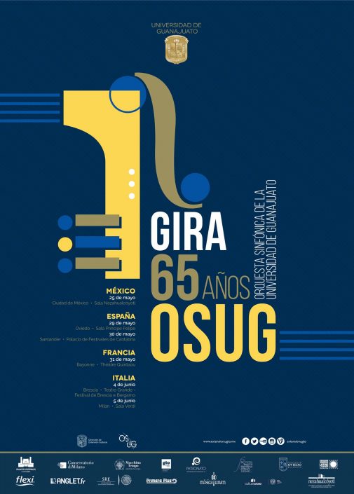 Gira Europea 65 Aniversario Orquesta Sinfónica de la Universidad Guanajuato OSUG SINFONICA GUANAJUATO GIRA EUROPEA