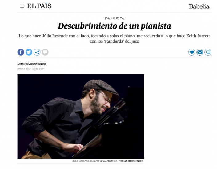 Julio Resende por Antonio Muñoz Molina | El País julio revende antonio muñoz molina