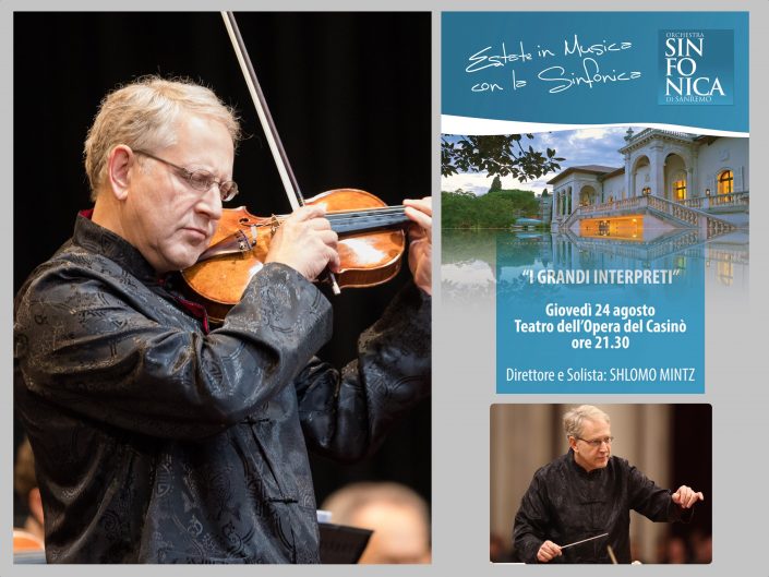 Sanremo Shlomo Mintz orchestra sinfonica sanremo shlomo mintz