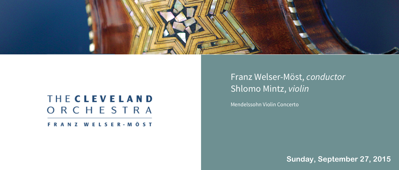 Mintz performs at "Violins of Hope Cleveland"